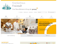 Tablet Screenshot of lkh-freistadt.at